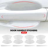Accessories 8 Pcs TPU Car Door Bowl Anti-scratch Sticker Clear Door Bowl Handle Protection Sticker Paint Surface Film Car Accessories - Fashionner